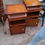 Thumbnail: 2 Vintage Bedside Cabinets with Drawers
