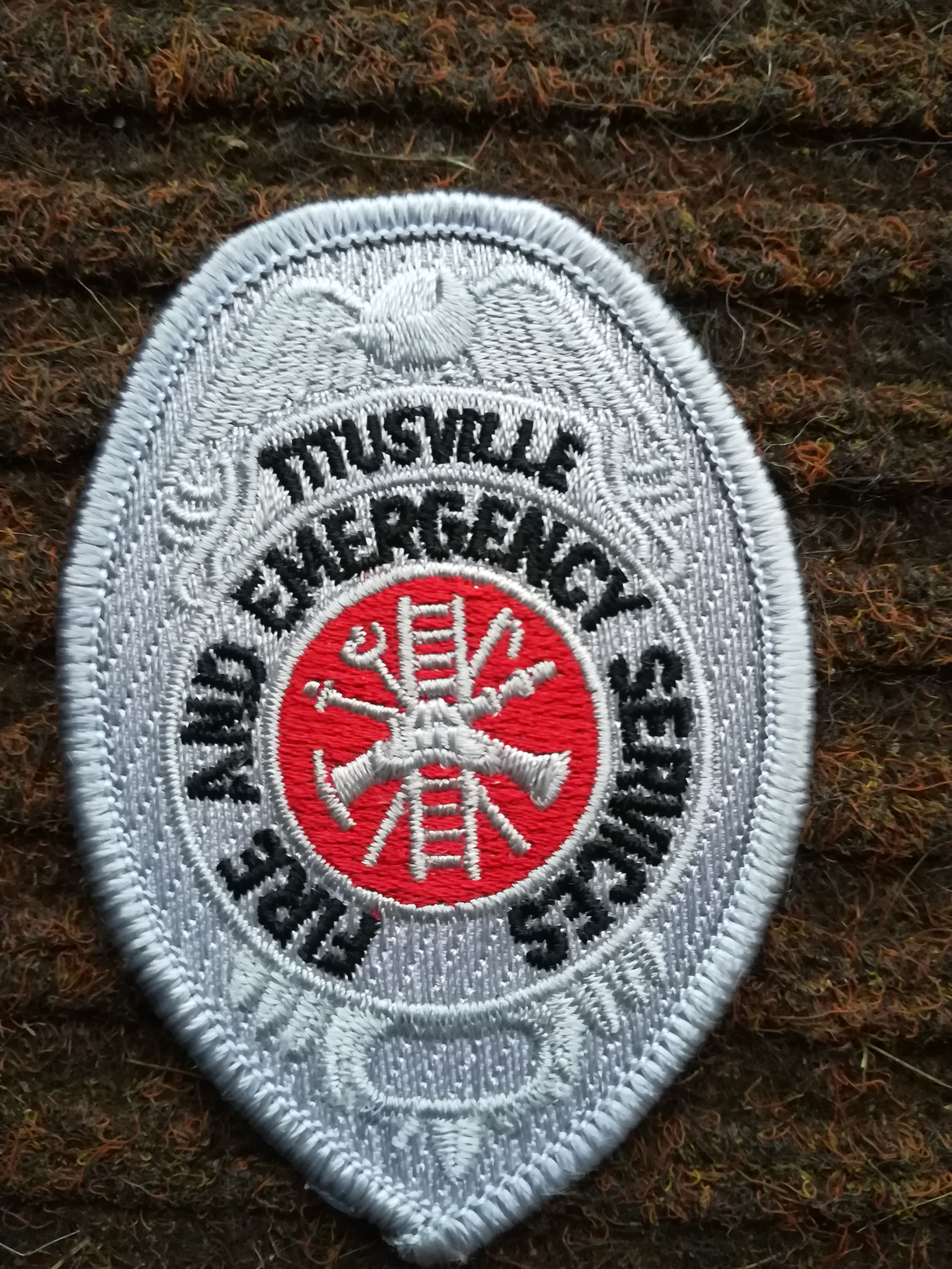 U.S Titusville Fire Dept Florida Cloth Arm Badge