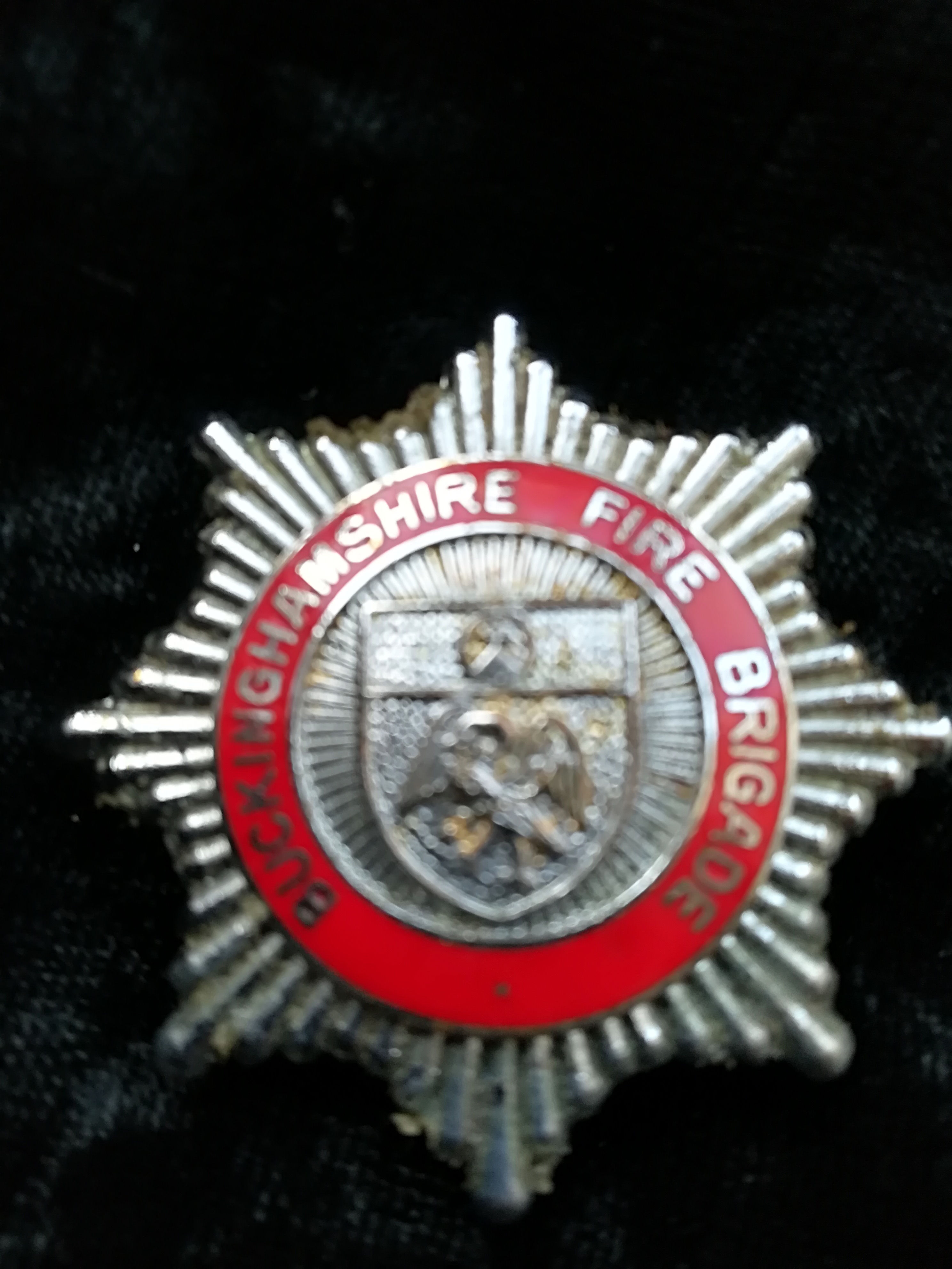 Buckinghamshire Fire Brigade 1948 To 1974 Cap Badg