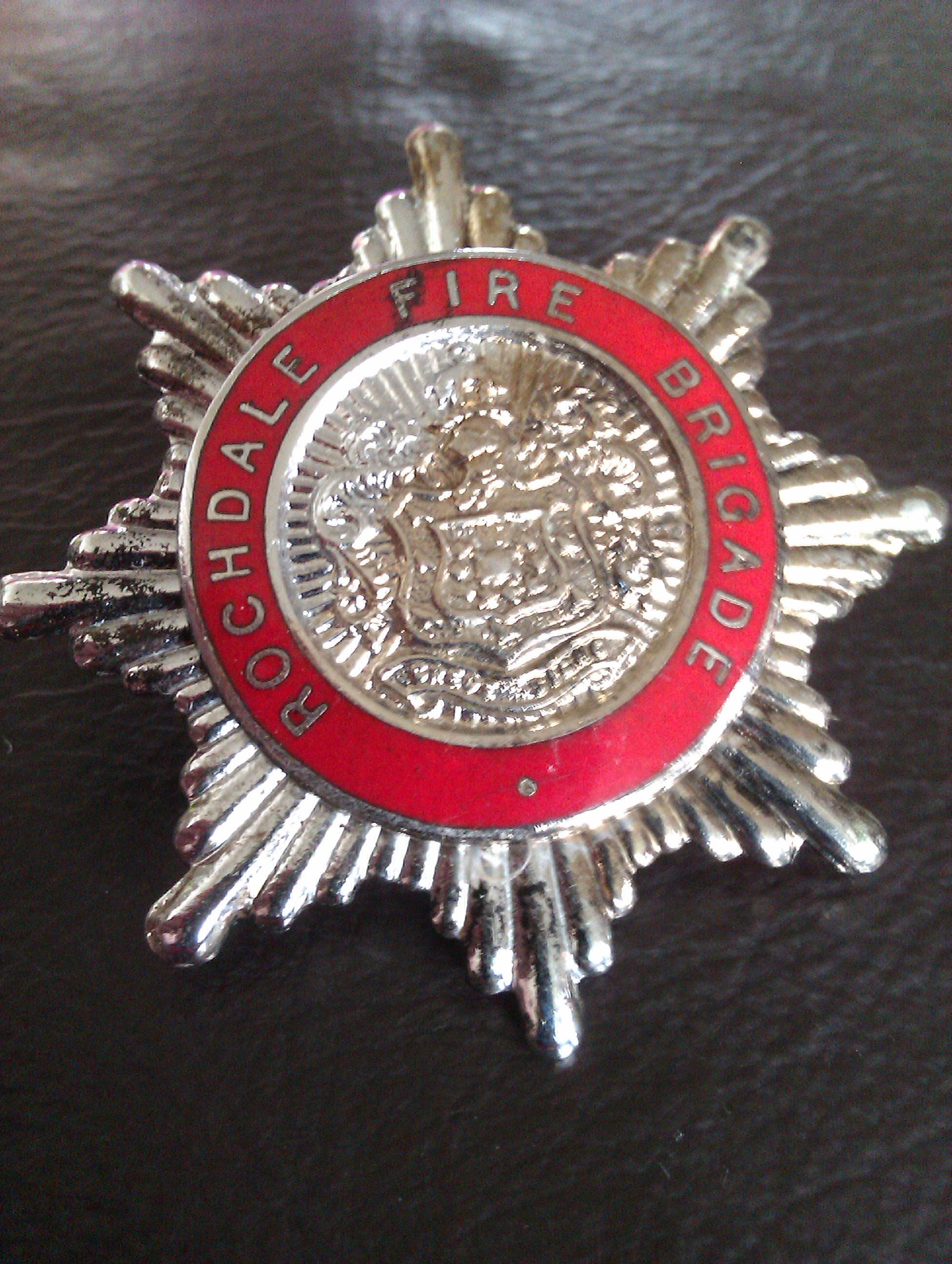 Rochdale Fire Brigade 1948 to 1958 Cap Badge