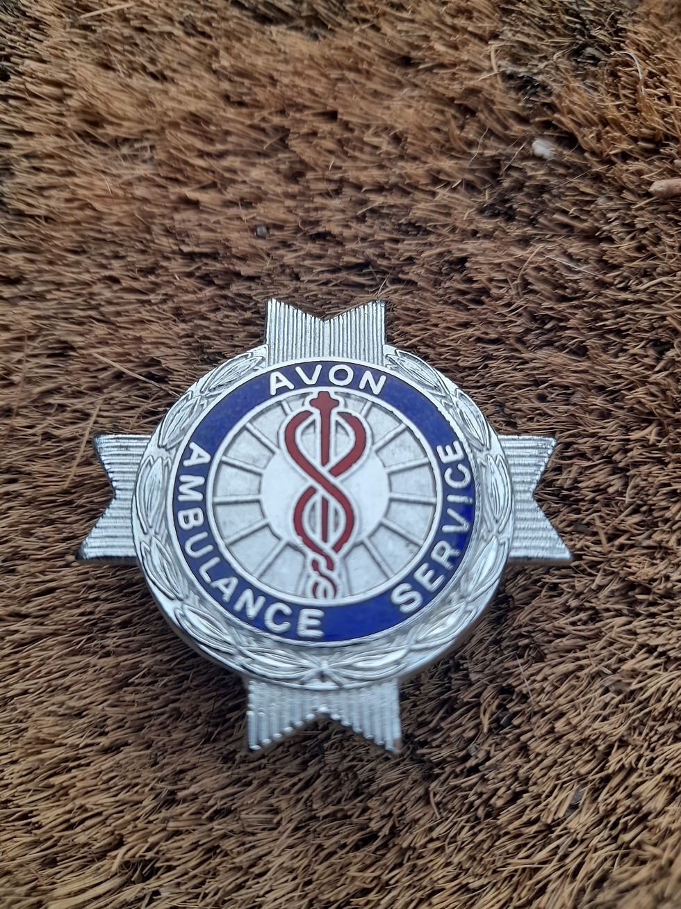 Avon Ambulance Service 1974To 1980's Cap Badge