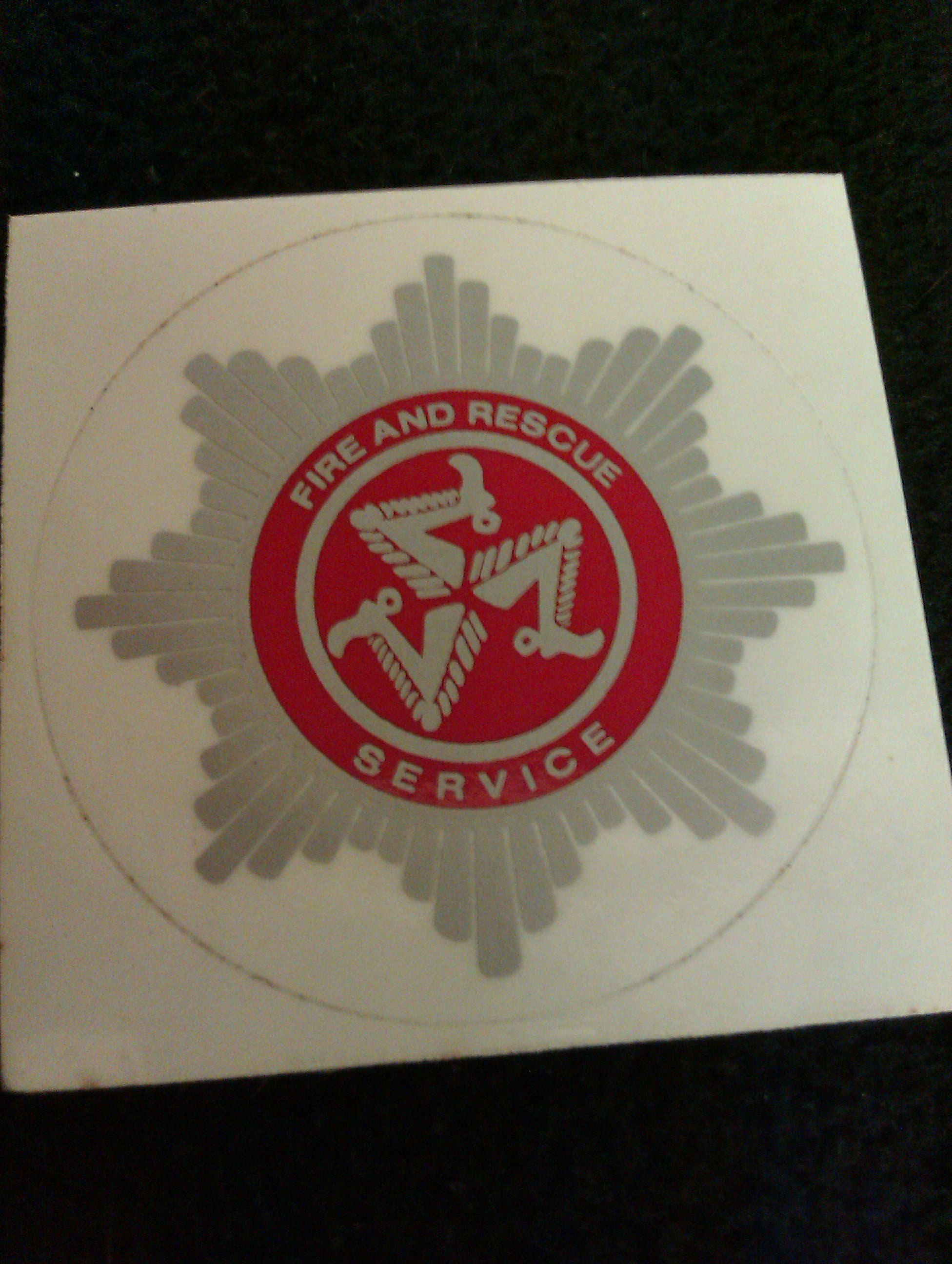 Isle Of Man Fire & Rescue Service 1991 Helmet Tran