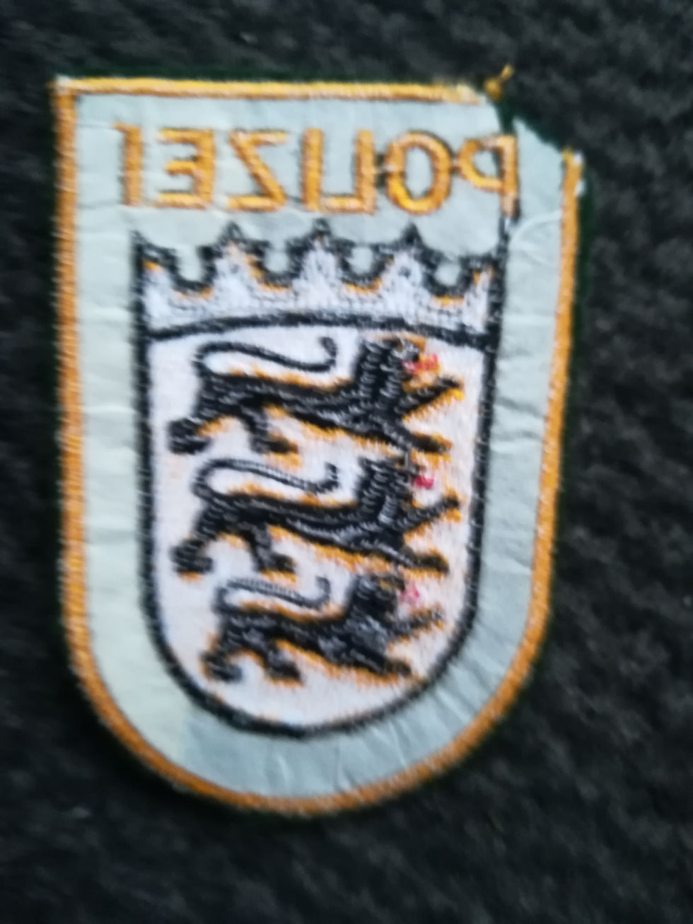 Thumbnail: German Baden-Wurttemberg Police Cloth Badge