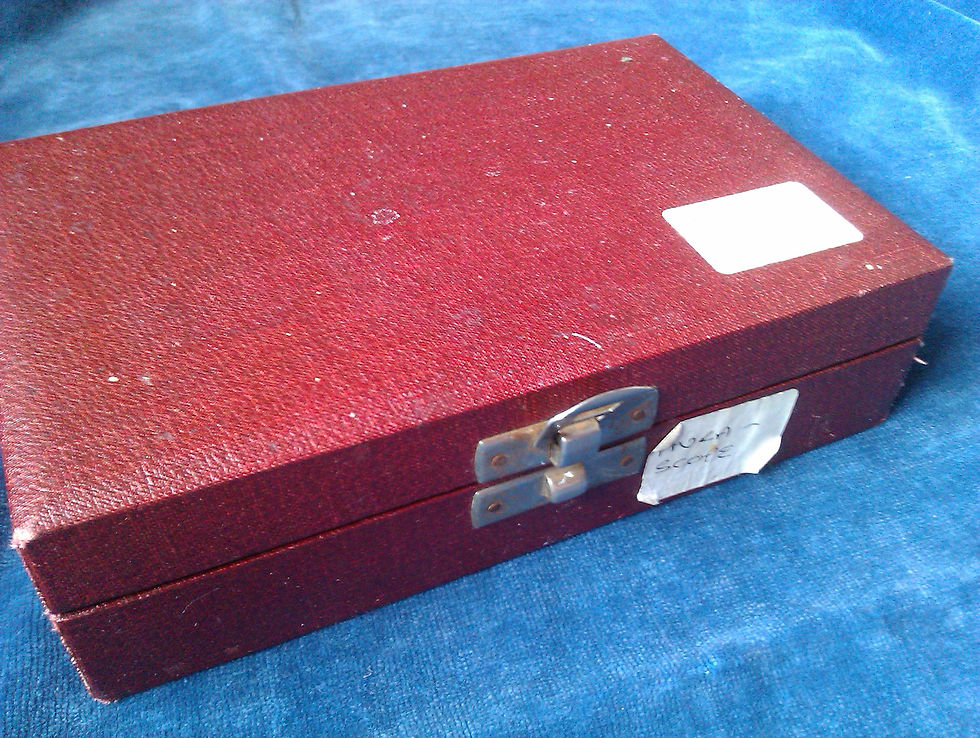 Thumbnail: Vintage Rimlock Otoscope Opthalmascope Kit-Boxed