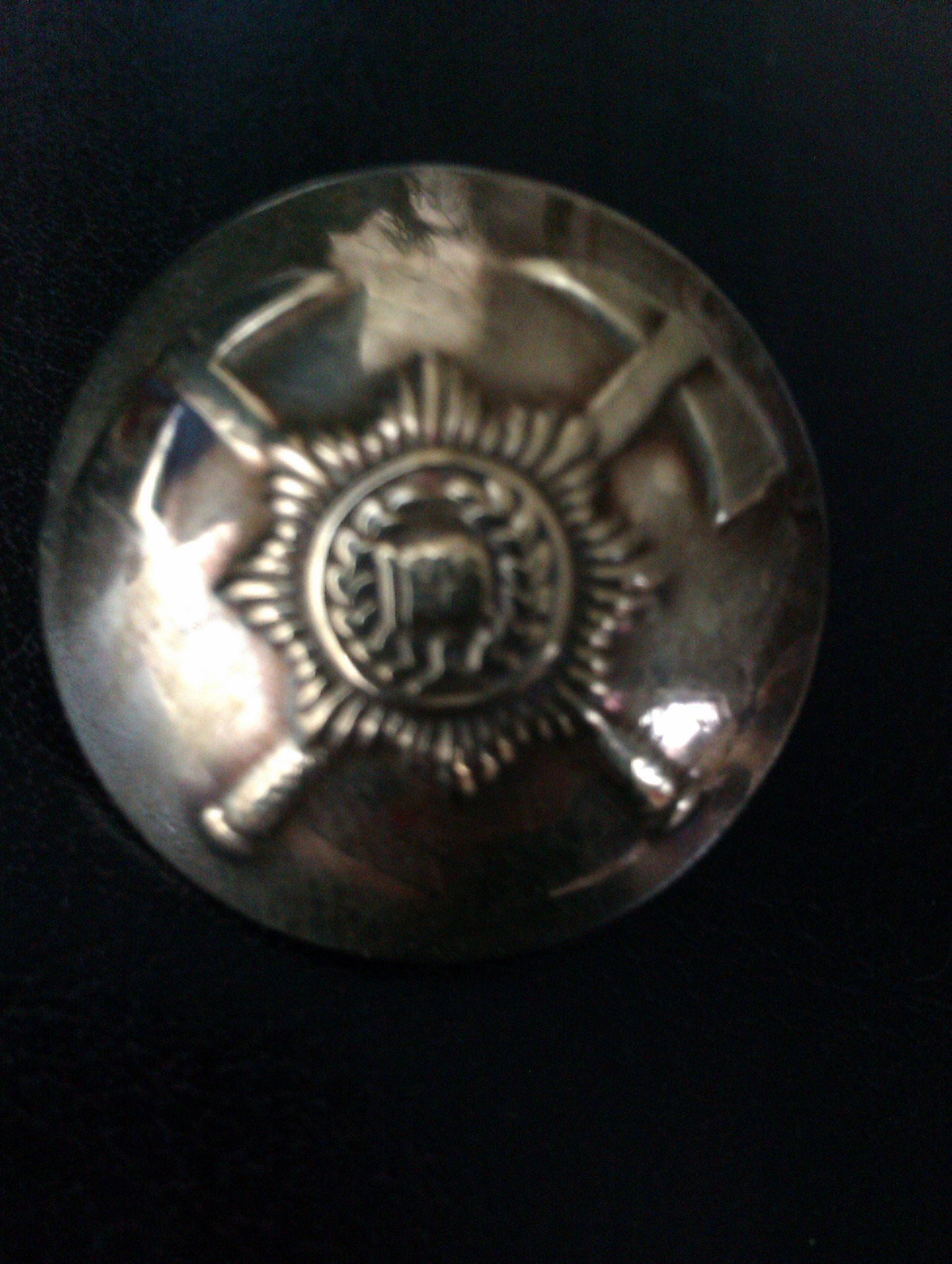 National Fire Brigade Association 1912 to 1949 Large Nickel Officers Button