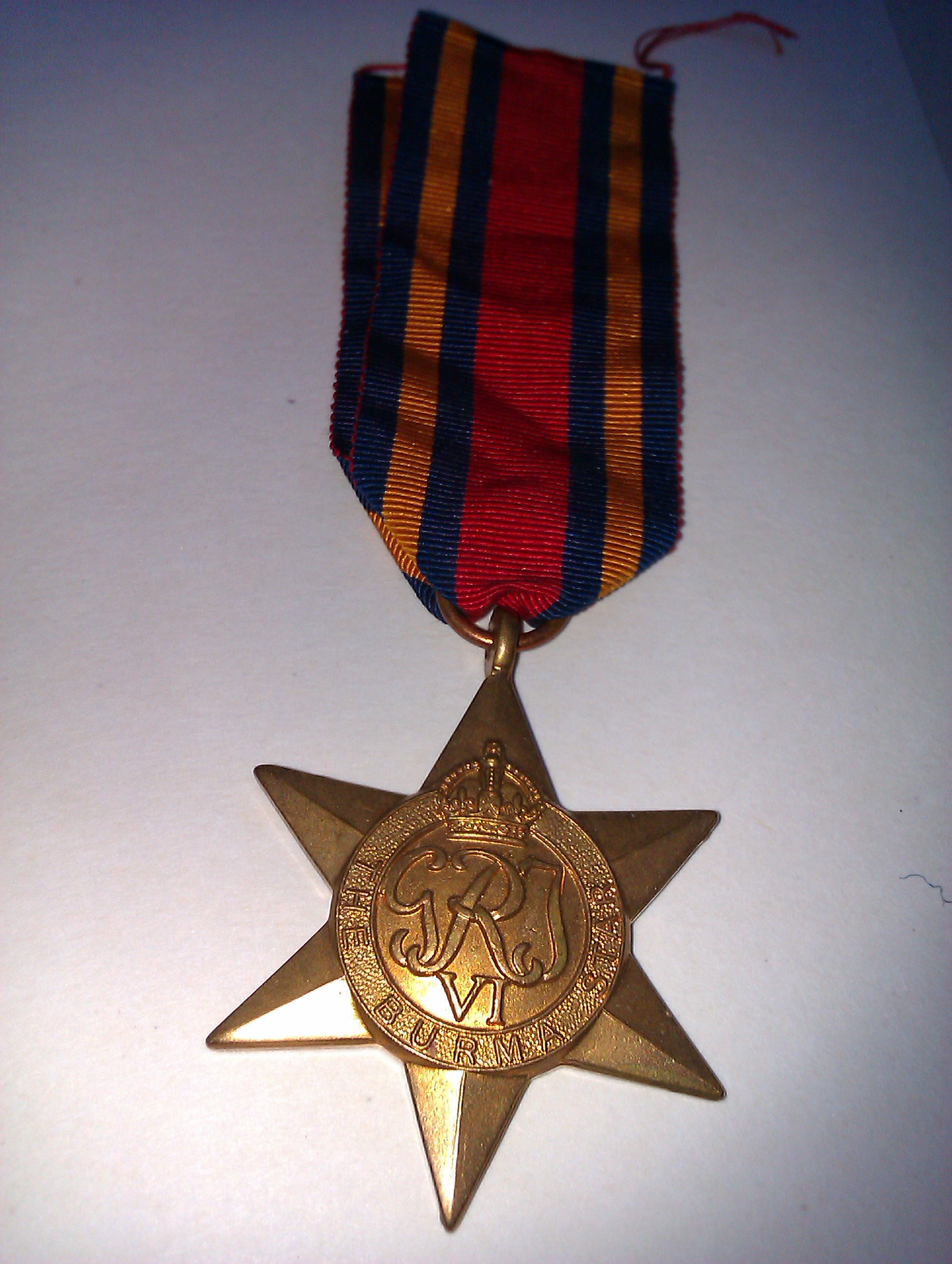 British WW2 1939-45 Burma Star Medal