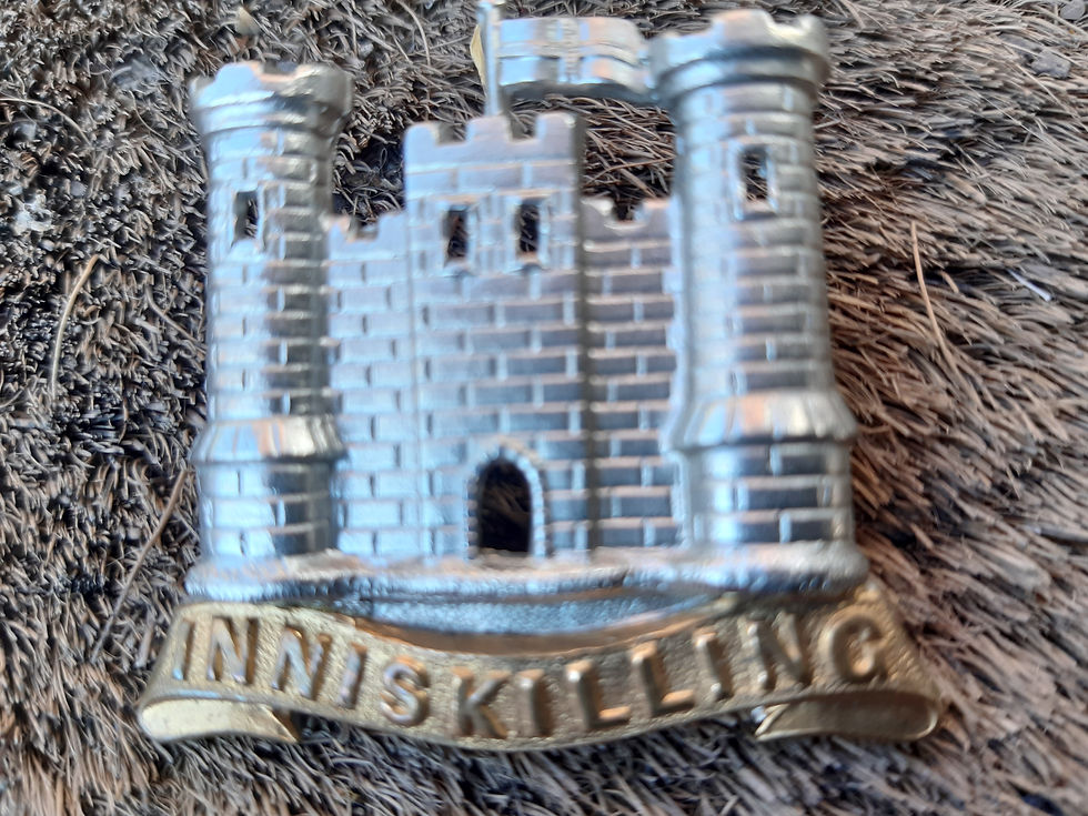 Thumbnail: 6th Inniskilling Dragoons 1861 To 1922 Bimetal Cap