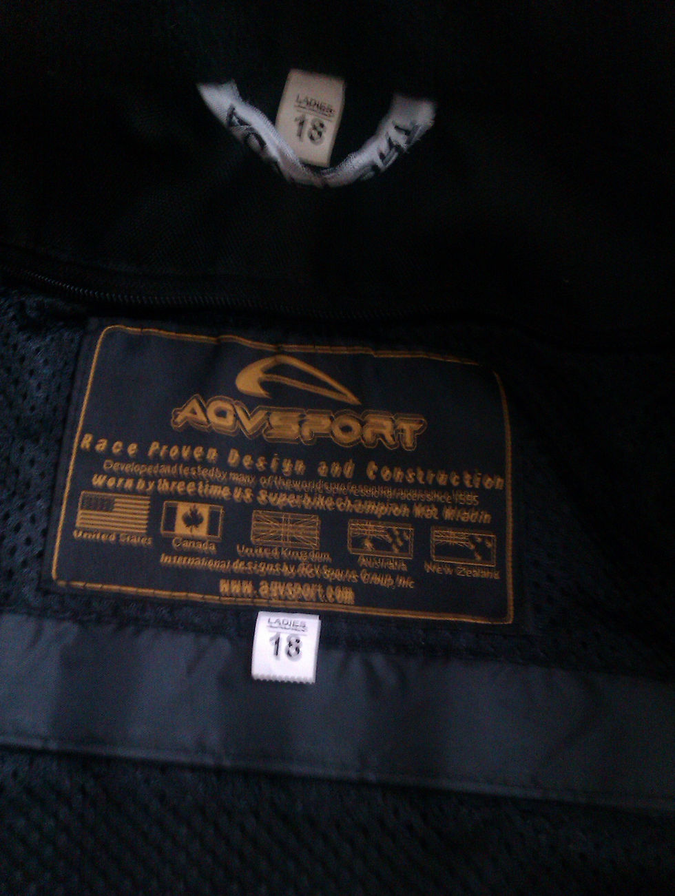 Thumbnail: AVG Sport Womans Sports Bikers Jacket