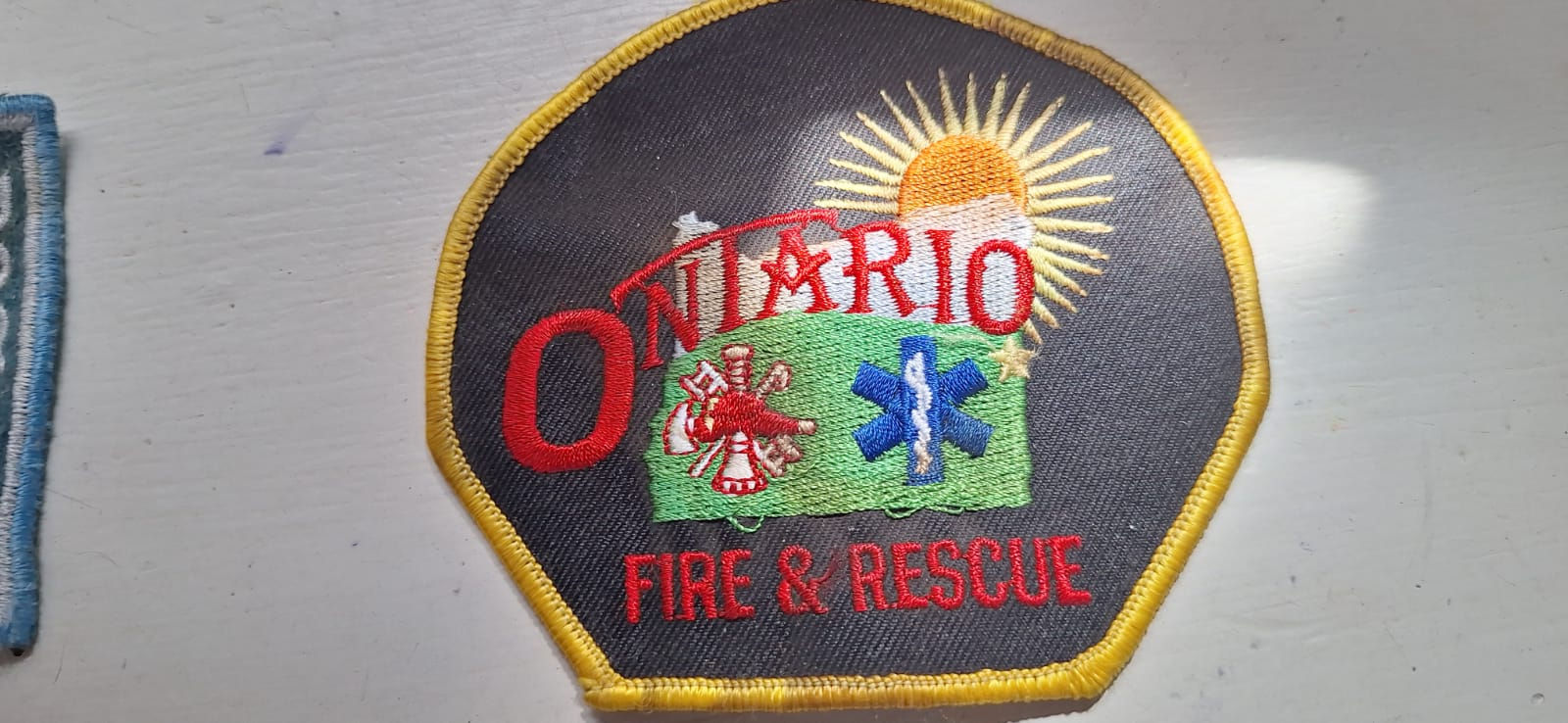Canadian Ontario Fire & Rescue Service Cloth Arm Badge