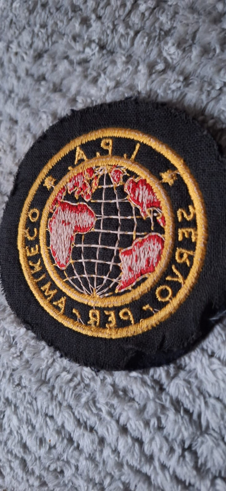 Thumbnail: International Police Association 1950 Onwards Cloth Arm Badge