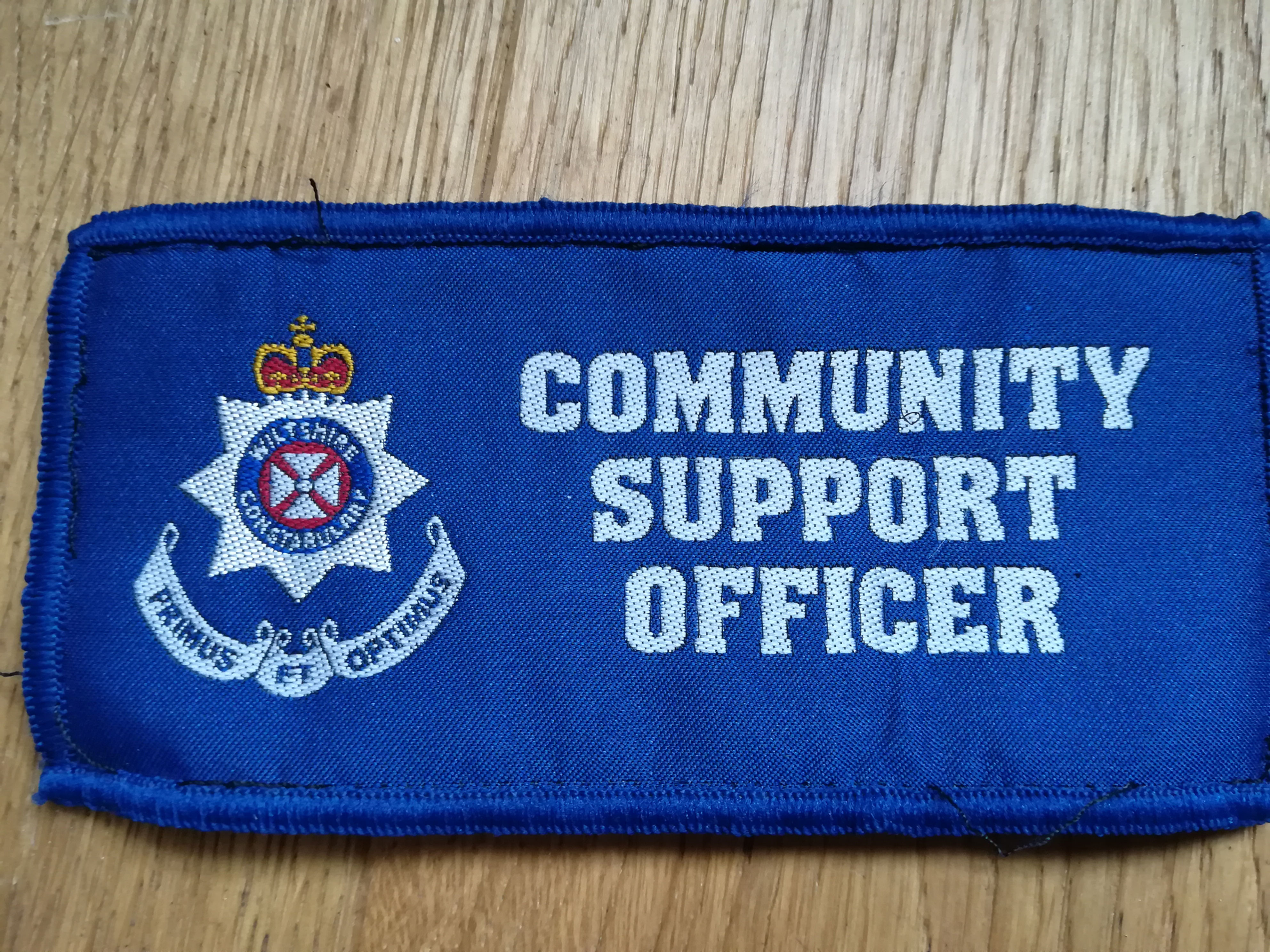 Wiltshire Police Community Support Officer Cloth B