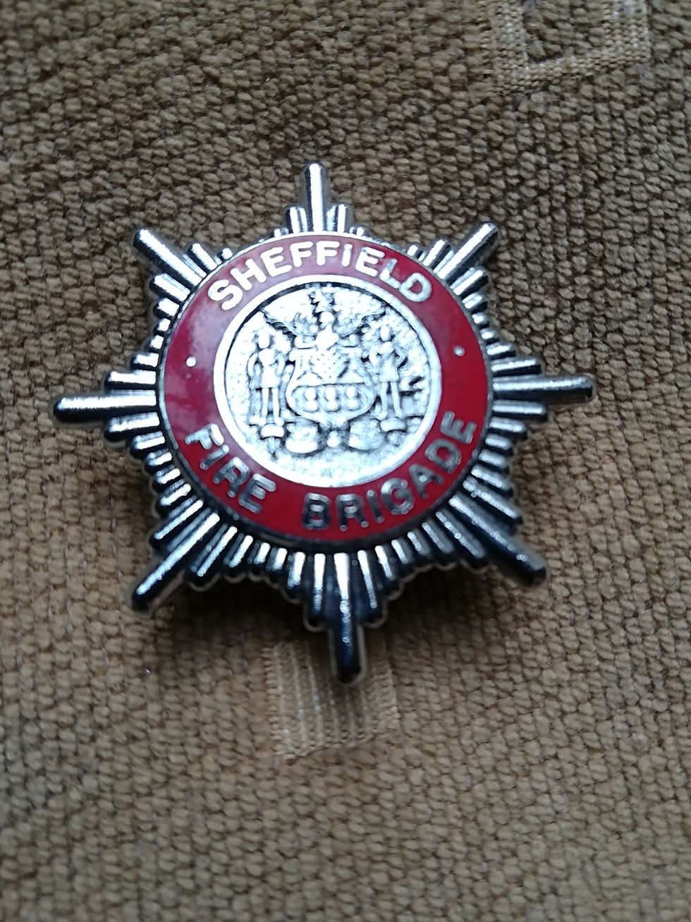 Thumbnail: Shefield Fire Brigade 1948 To 1974 Cap Badge