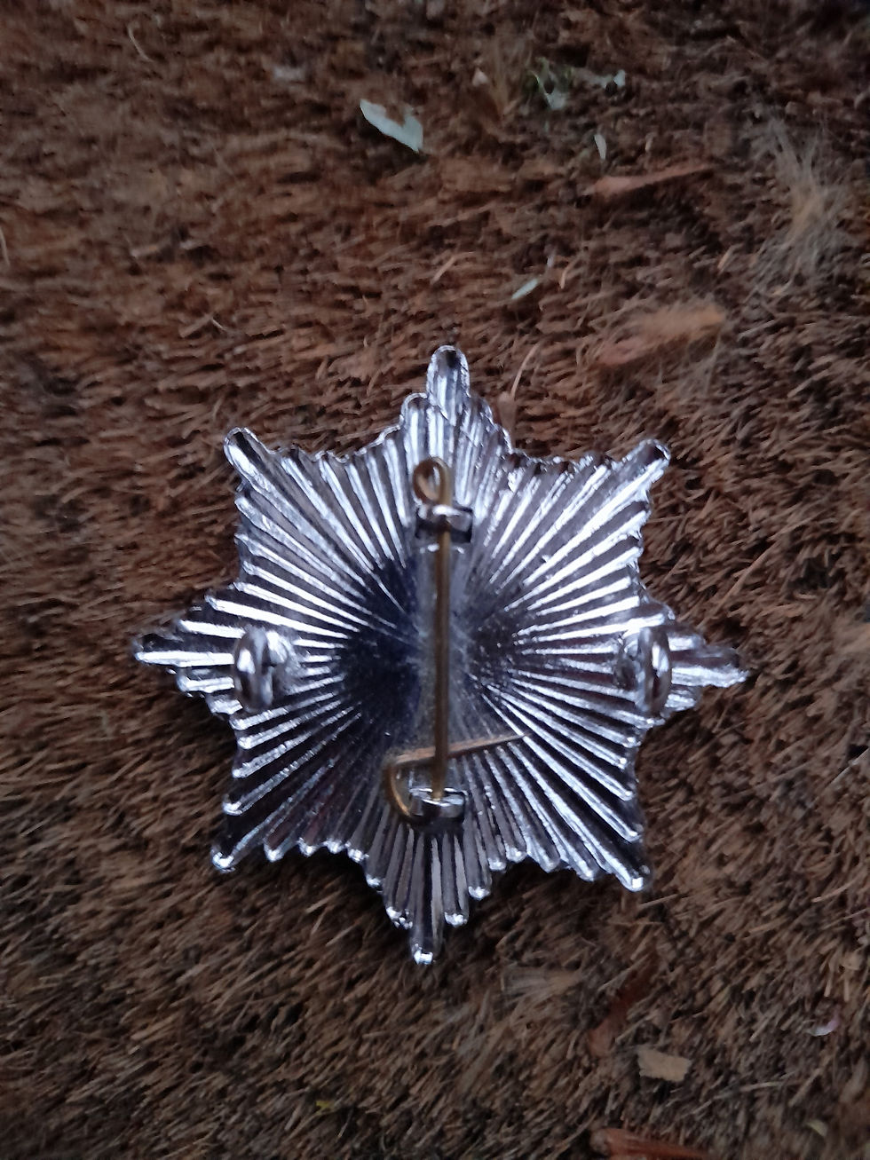 Thumbnail: Huntingdon County Fire Service 1948 To 1965 Thin Rim Cap Badge