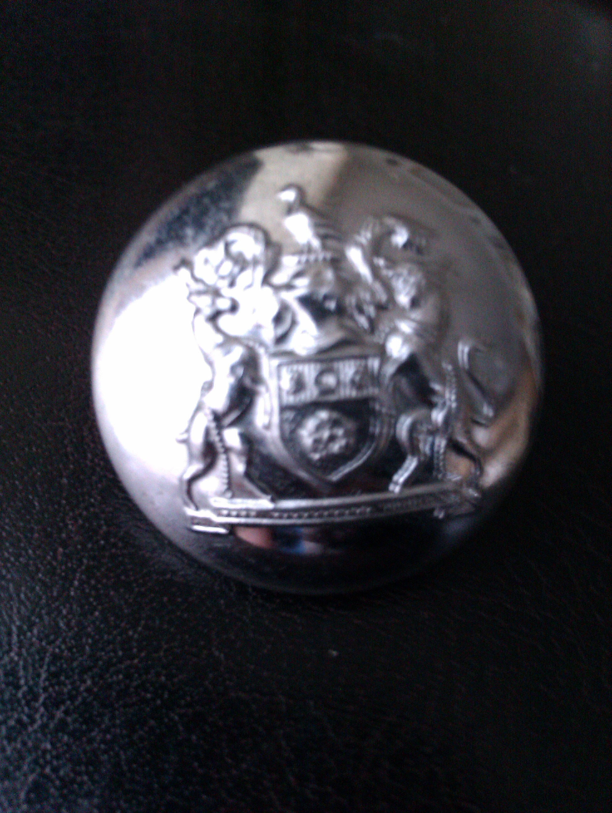 Northamptonshire Fire Brigade 1948 Large Button