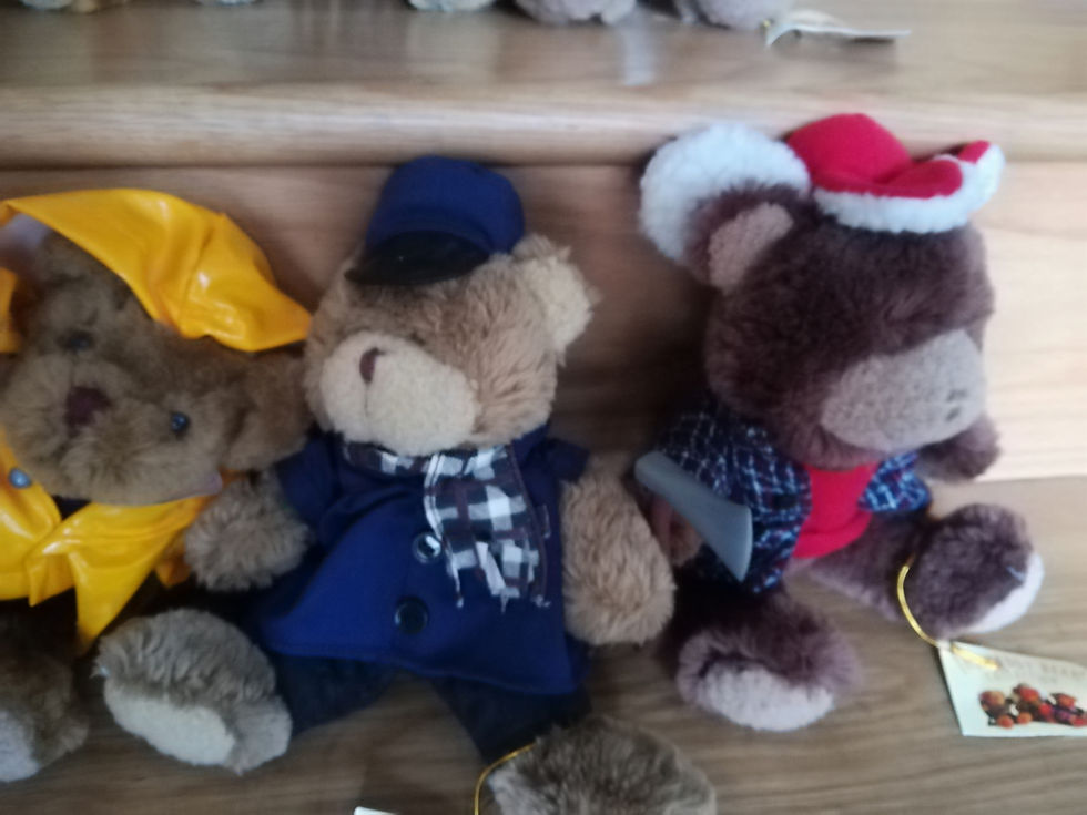 Thumbnail: Teddy Bear Collection 8 Diff Character Bears