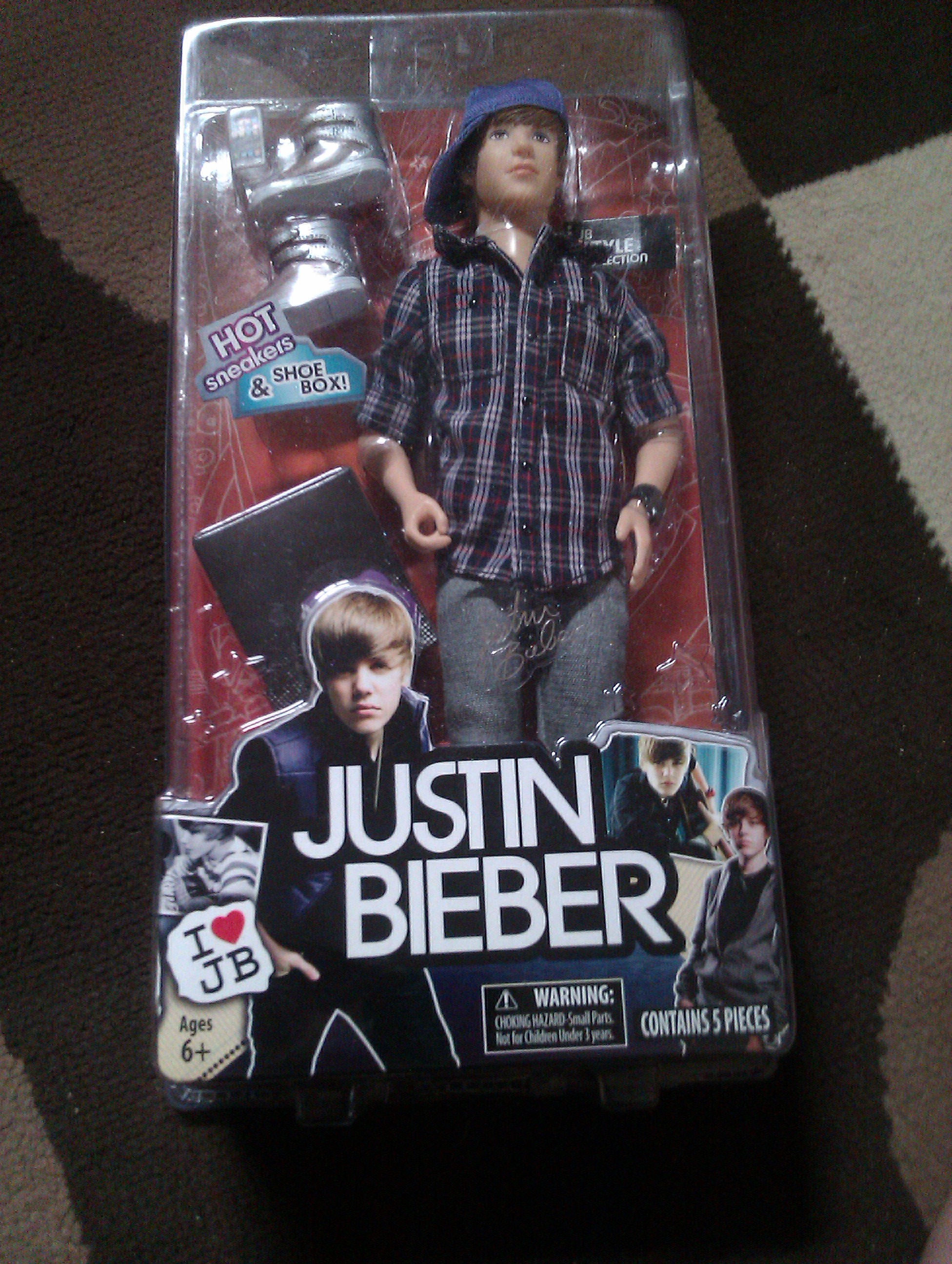 Justin Bieber 2010 Unopened Boxed Doll