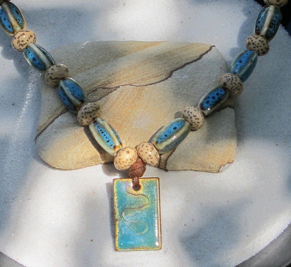 Sand and Dreams tie-back Necklace