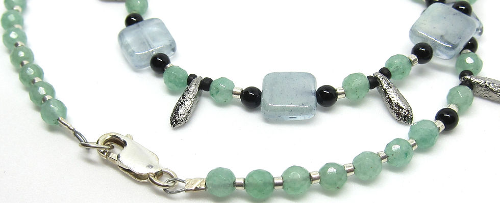 Thumbnail: Green Aventurine Glow-In-The-Dark Choker