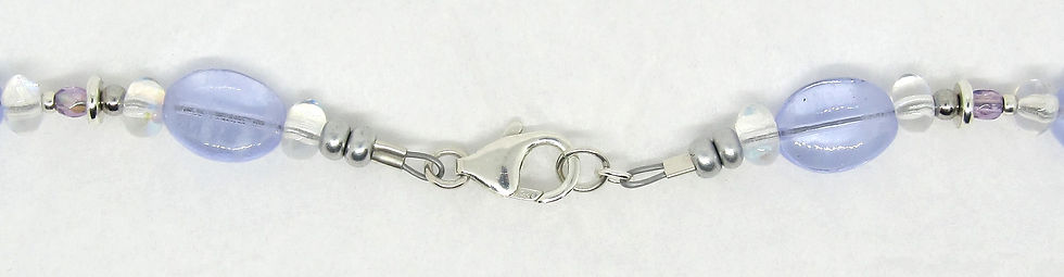 Thumbnail: Glow-in-the-Dark Lavender Lotus Necklace