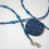Thumbnail: Sculpted Ohm Necklace - Blue Green