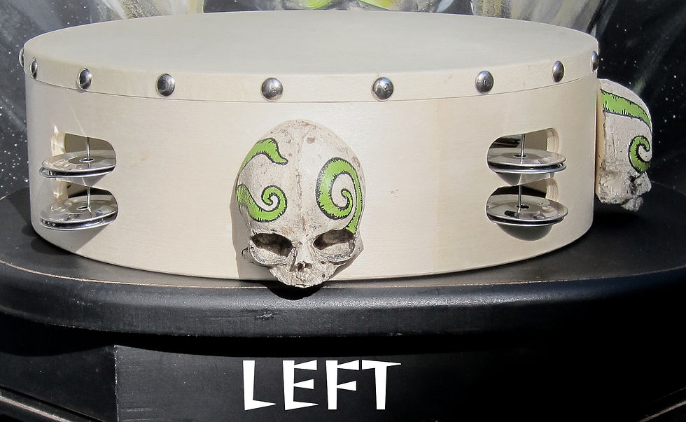 Thumbnail: 10x10 Tambourine Drum - #011 Cthulhu