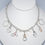 Thumbnail: Sterling Silver Geometric Dangle Necklace