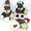 Thumbnail: Christmas Lot - 3 Snowmen Ornaments/Pins