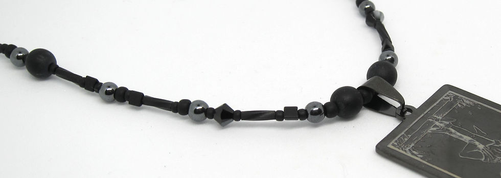 Thumbnail: Tarot Card Necklace - Hanged Man (Unisex)