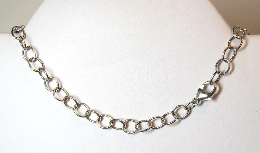 Thumbnail: Sterling Silver Geometric Dangle Necklace