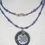 Thumbnail: Sculpted Ohm Necklace - Silver Purple Black