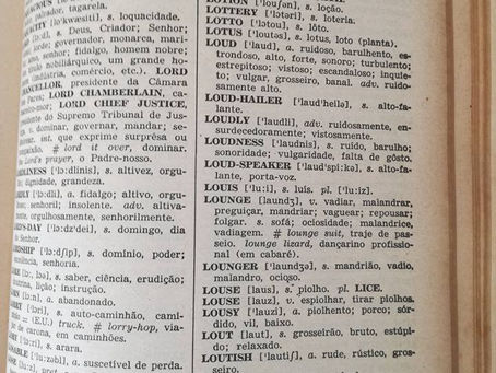 O dicionário verde de inglês
