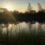 Lago onde praticávamos caminhada meditativa ao ar livre