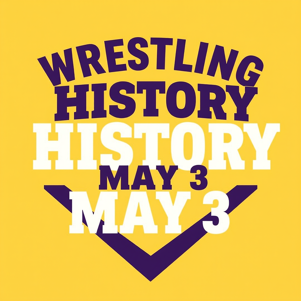 On This Day in Pro Wrestling History – May 3 | Stu Hart Is Born, Hogan vs. Muta, ECW Wrestlepalooza & More