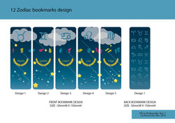 12 Zodiac Bookmark