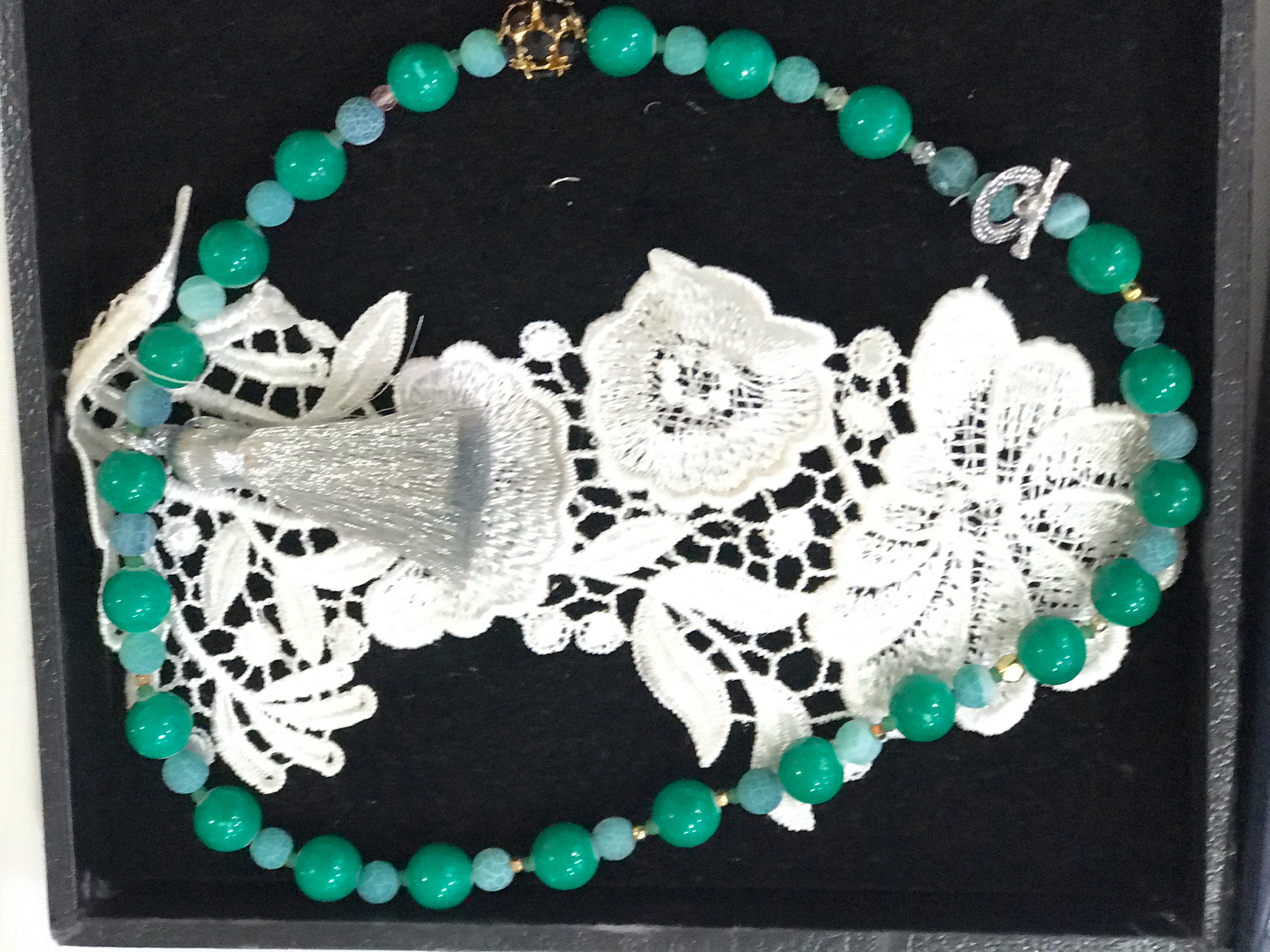 Emerald Agate Necklace