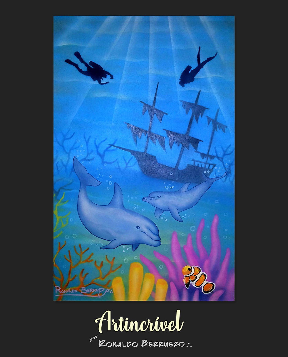 Fundo do Mar - 37,0 X 58,0 cm