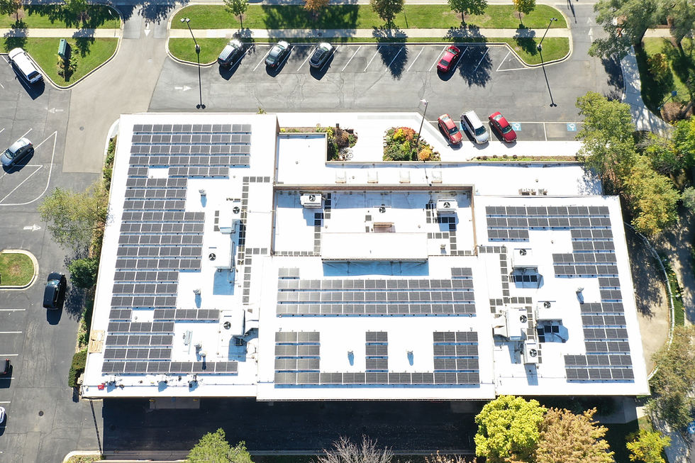 General Energy Corporation shows commercial solar ground mount and rooftop solar pv project