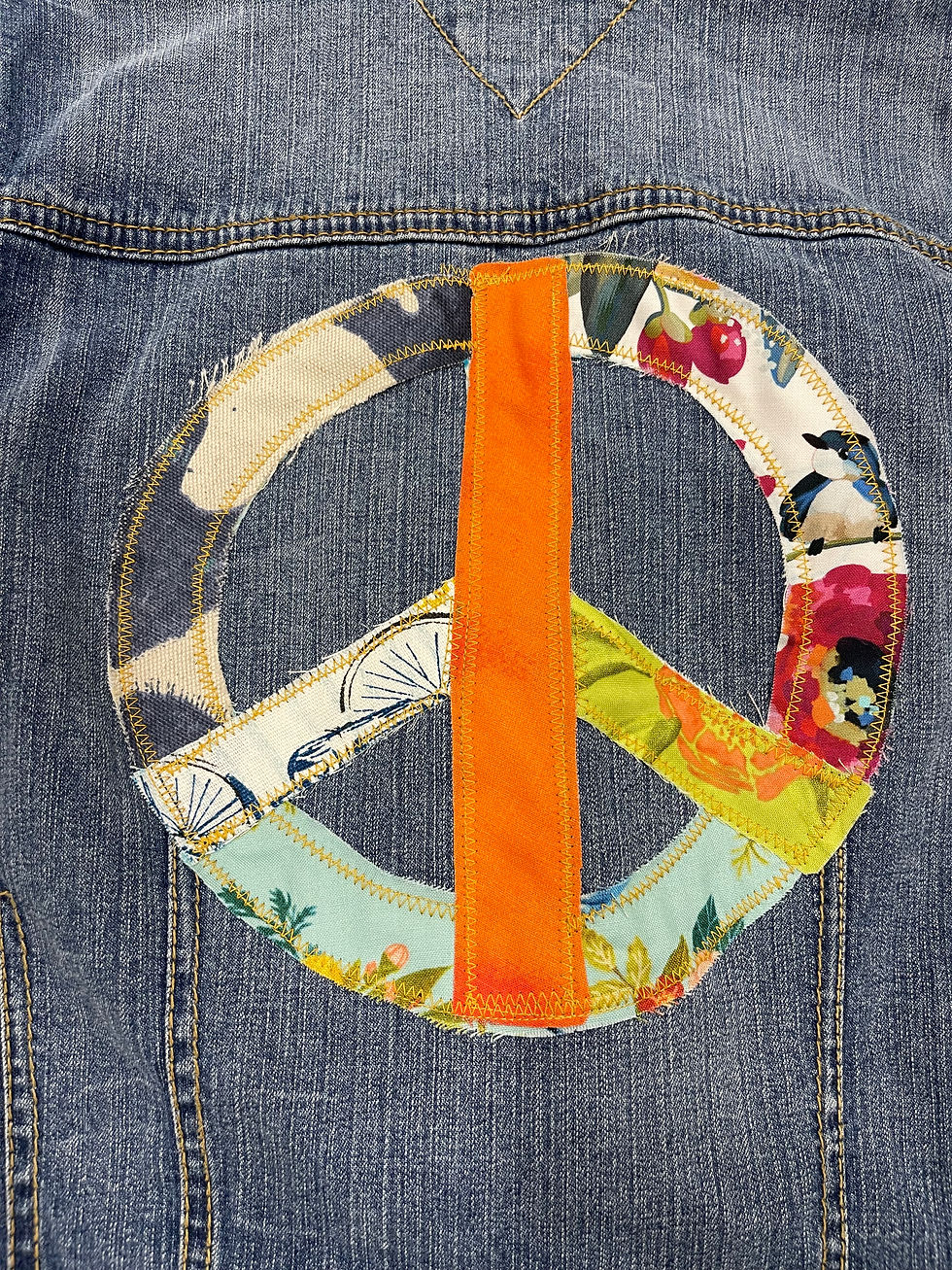 Thumbnail: Sz M Tommy HIlfiger Boho PeaceJkt