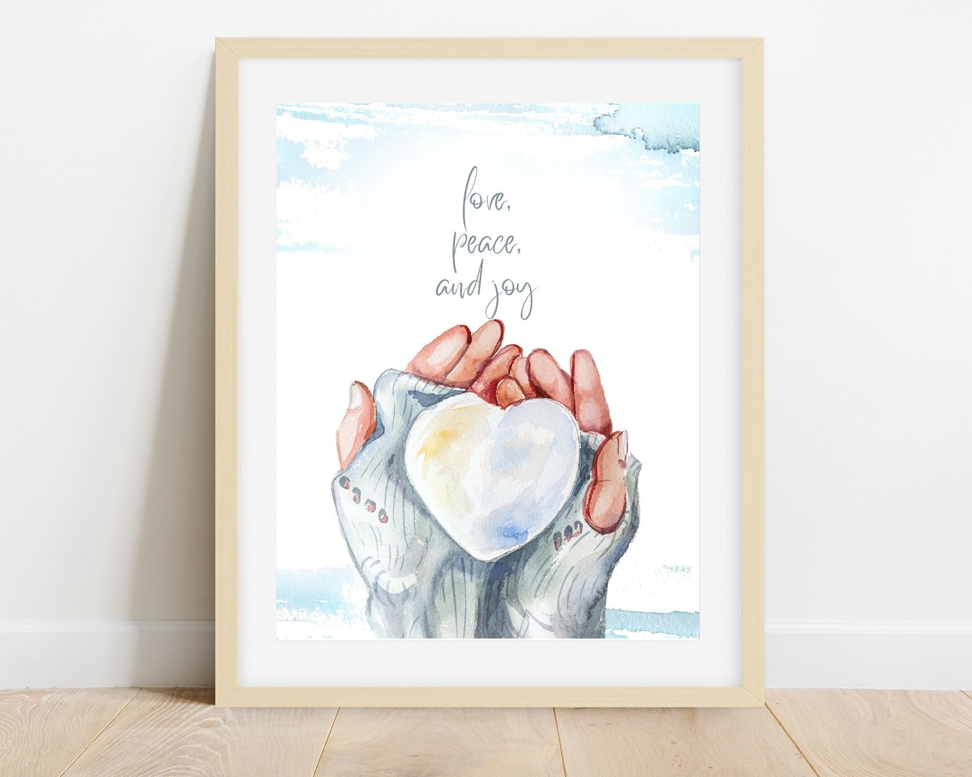 Holiday Print | Love, Peace, Joy