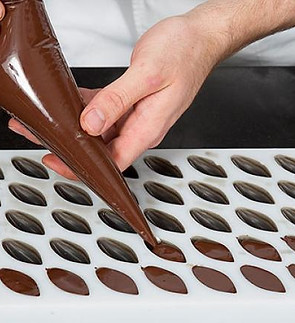 Fill them with ganache, praline or any other filling of your choice.