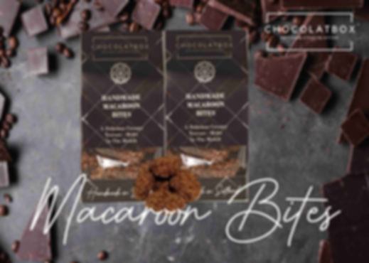Scottish Macaroon Bites Covered in Belgian Dark Chocolate Gift Box 165g