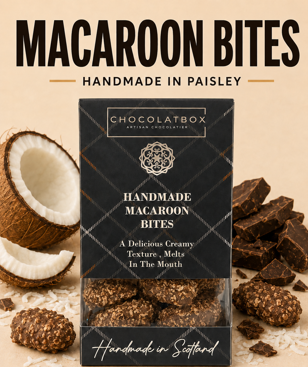 Dark Chocolate Macaroon Bites