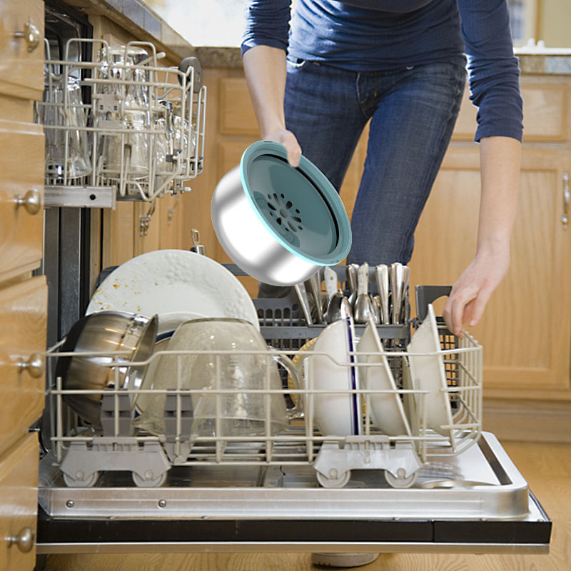Thumbnail: Stainless Steel Large Pet Water Bowl with Splash Guard