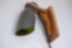 Thumbnail: Frosted Wine Bottle Cut Wall Lamp | Adjustable Bed Side Spot Light
