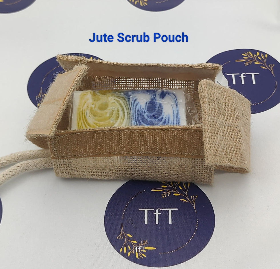 Thumbnail: Exfoliating Soap Bags and Pouches - Exfoliation, Cleansing, Revitalisation
