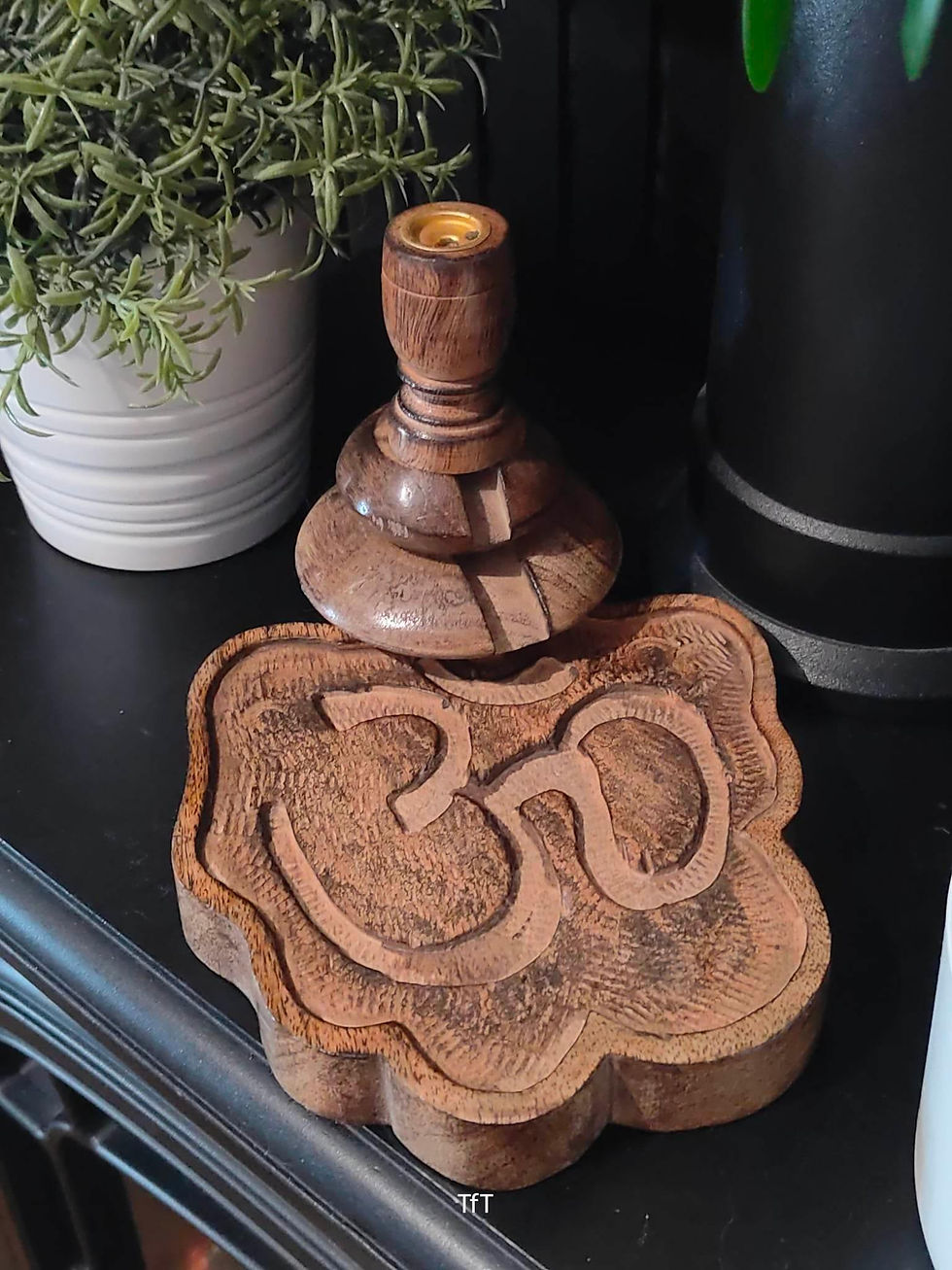Thumbnail: Mango Wood Back Flow Incense Burners - Elegance, Function, Natural Beauty