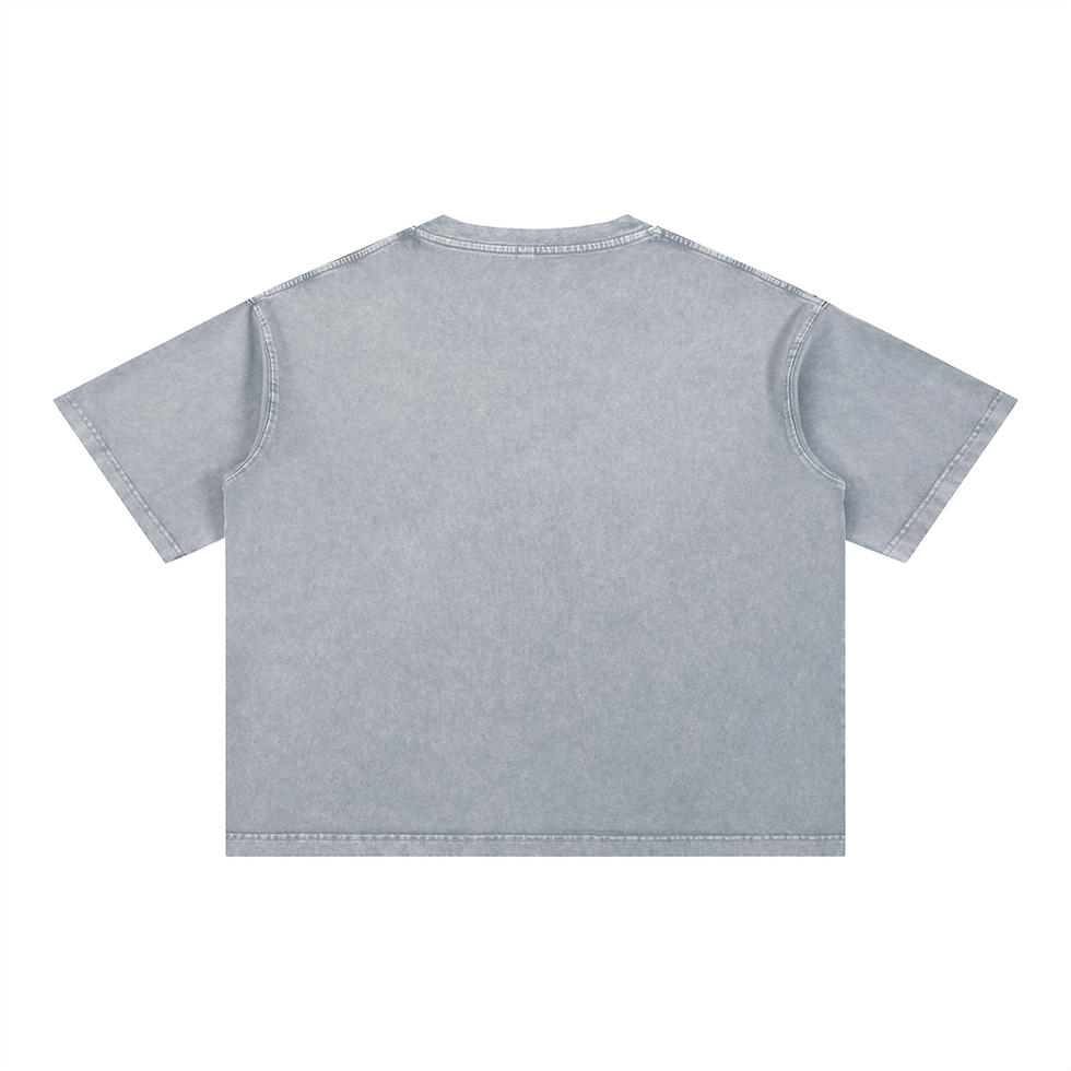 Thumbnail: Mineral Wash Boxy Cotton T-Shirt