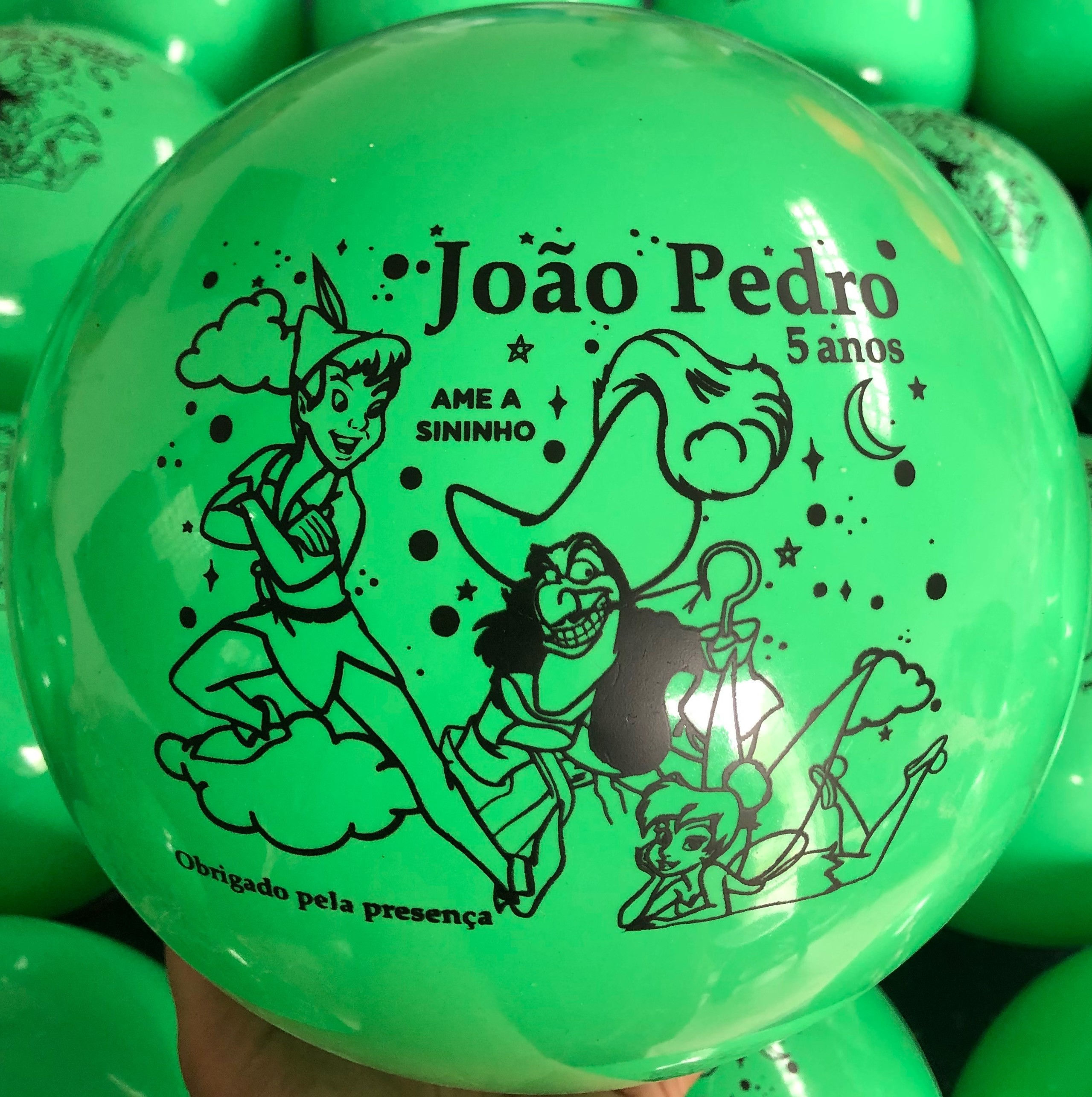 Kit 10 bolas 21cm Personalizada