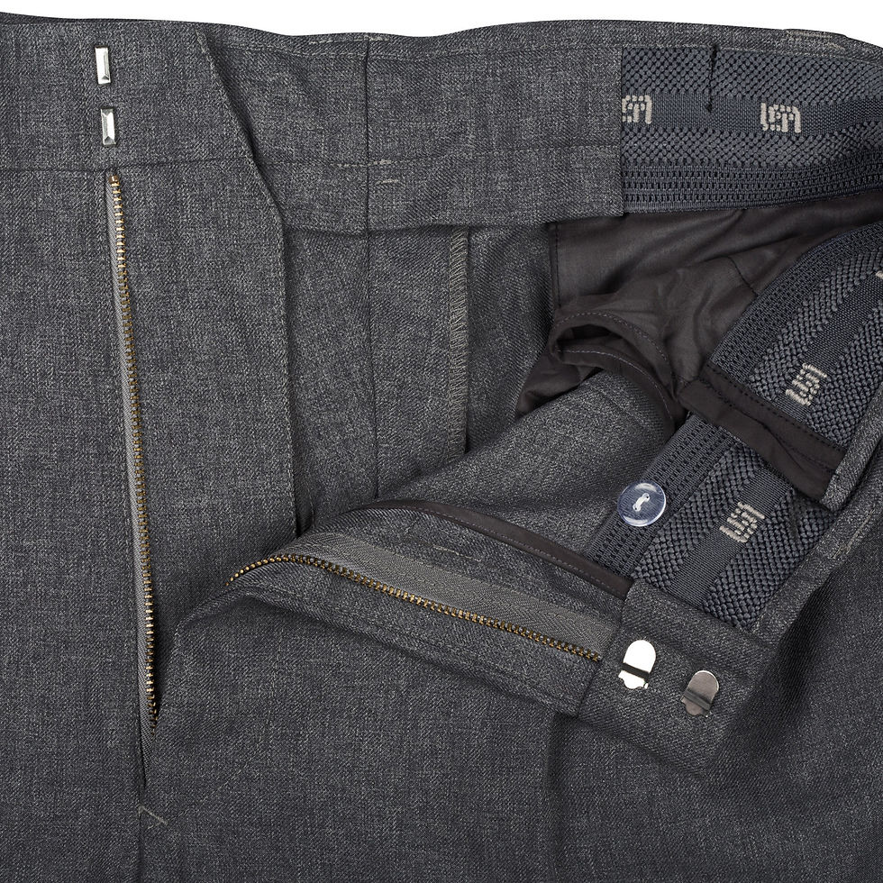 Thumbnail: UnitedAttire Combo Umpire Pants with Expandable Waist - Charcoal Gray