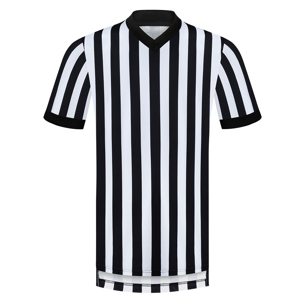 Thumbnail: UnitedAttire Black & White Basketball Referee Shirt